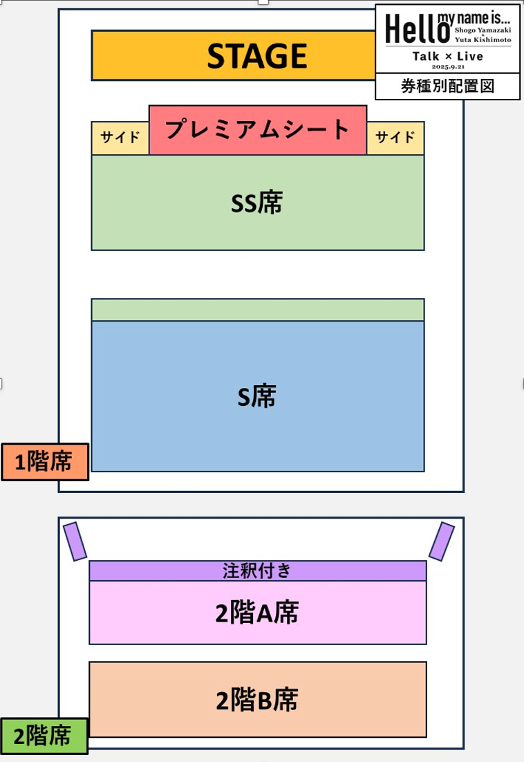 Hello my name is…」 山﨑晶吾＆岸本勇太 Talk×Live FC先行のご